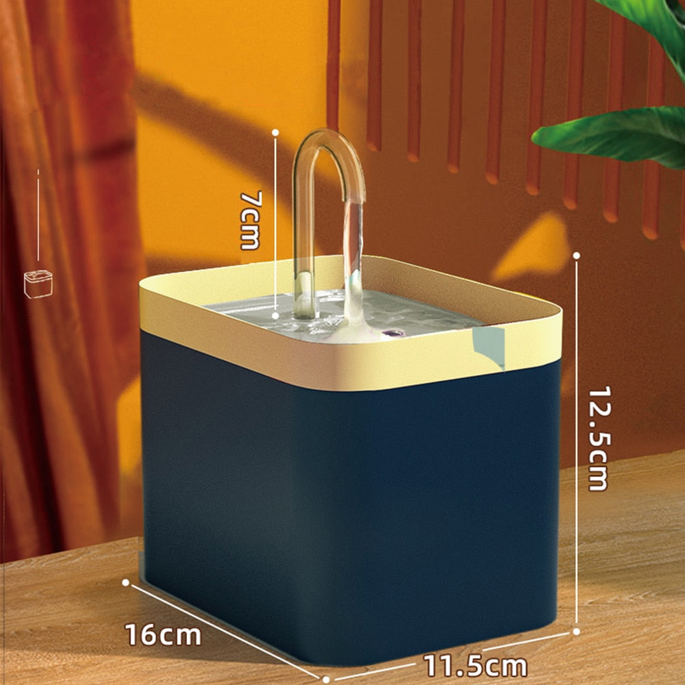 Fuente de agua automática para perros y gatos de interior 
