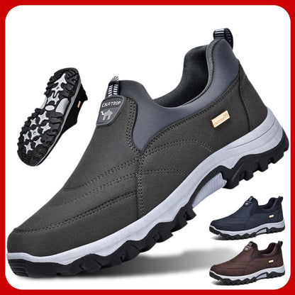 💥Hot sale💥 Men's Comfortable Breathable Orthopedic Leather Walking Hiking Shoes