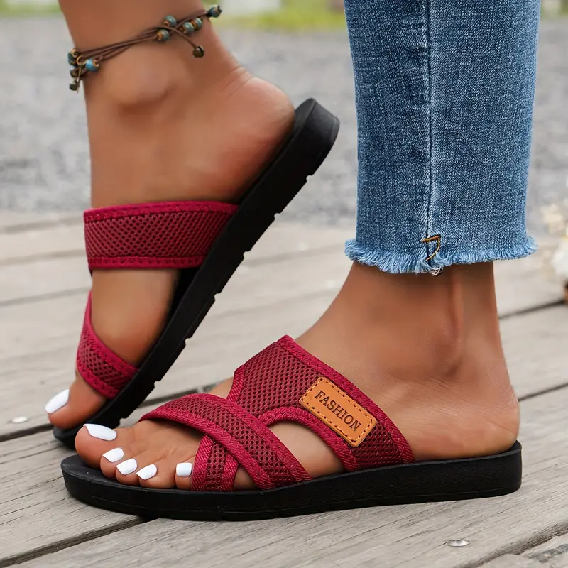 🌸 Last day 49% Off ❤️ Women's Breathable Orthotic Strappy Flat Sandals