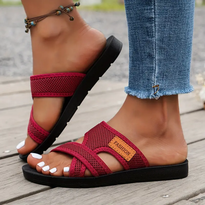 🌸 Last day 49% Off ❤️ Women's Breathable Orthotic Strappy Flat Sandals