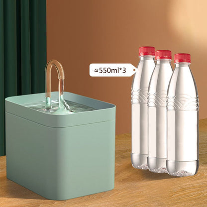 Fuente de agua automática para perros y gatos de interior 