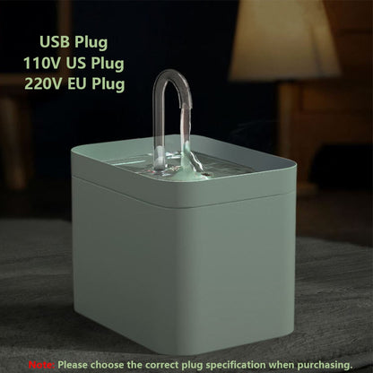 Fuente de agua automática para perros y gatos de interior 