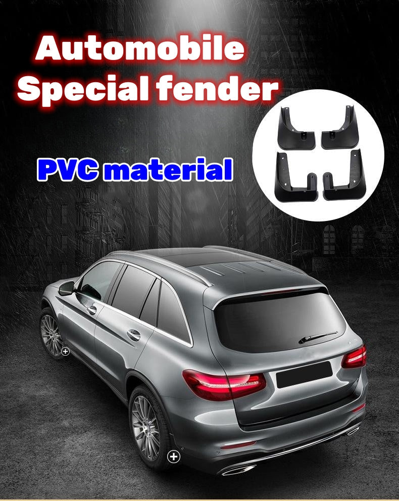 Guardabarros de pintura para coche con protección antisedimentos (4 unidades)