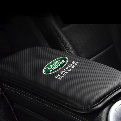 Funda protectora de fibra de carbono para reposabrazos central de coche 