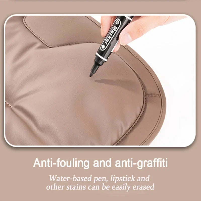 🔥¡OFERTA CALIENTE! 45% DE DESCUENTO🔻Funda de asiento de cuero antiincrustante premium [Ajuste universal]