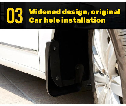 Guardabarros de pintura para coche con protección antisedimentos (4 unidades)