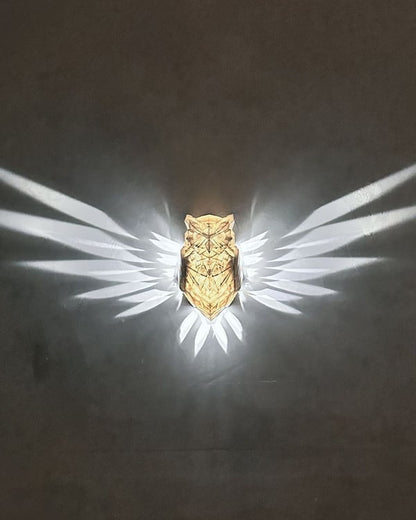 Lámpara de pared de águila calva 