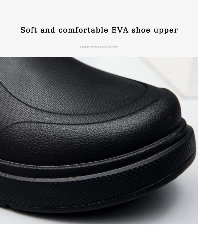 Men's Lightweight Slip-On Work Shoes – Oil Resistant, Easy to Clean Kitchen Work Footwear