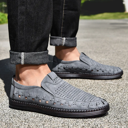 Summer Sale 49% Off🔥 Mens Leather Orthopedic Casual Slip-on Business Shoes