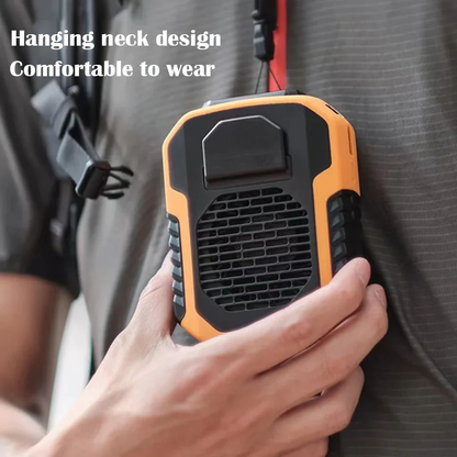 Summer Sale 50% Off🔥 2025 Smart AI Long-lasting Battery Powerful Portable Waist Clip Fan, Wearable Hanging Neck Fan