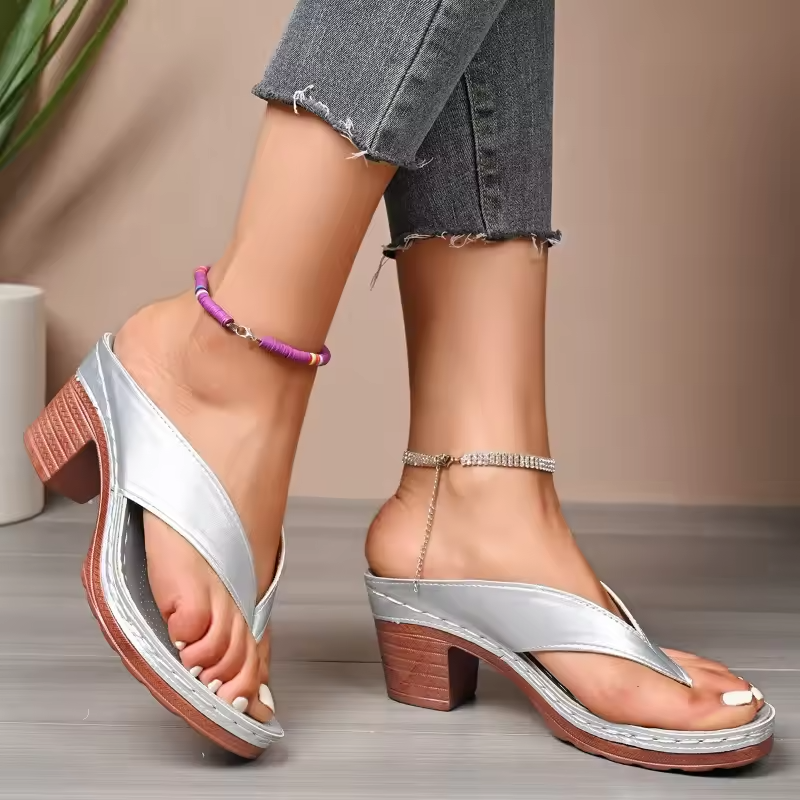 🌼Spring Sale 49% Off❤️ Women's Stylish High-Heeled Summer Sandals | Comfortable, Breathable & Versatile