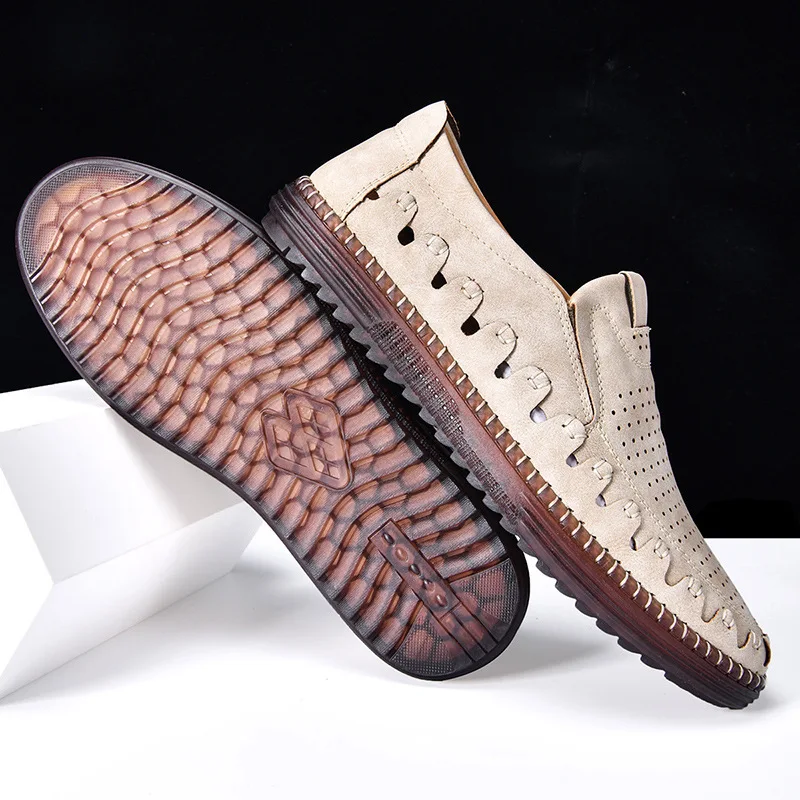 Summer Sale 49% Off🔥 Mens Leather Orthopedic Casual Slip-on Business Shoes