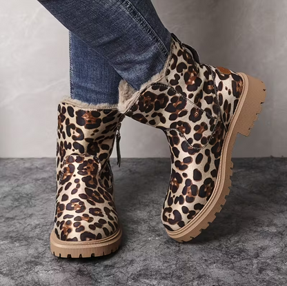 🎄Early Christmas Sale 50%❤️ CozyStep™ Orthopedic Fur-Lined Ankle Boots for Fall & Winter