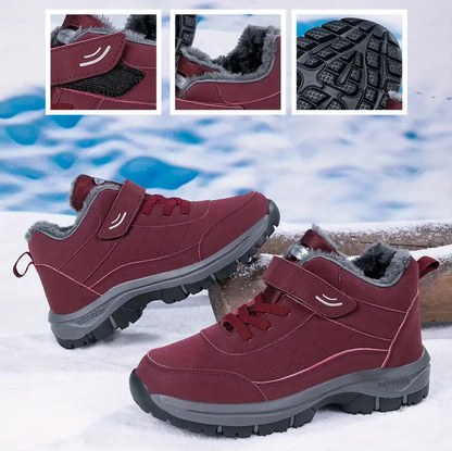 Orthopedic Winter Warm Boots – Waterproof, Plush Lining & Arch Support Comfort