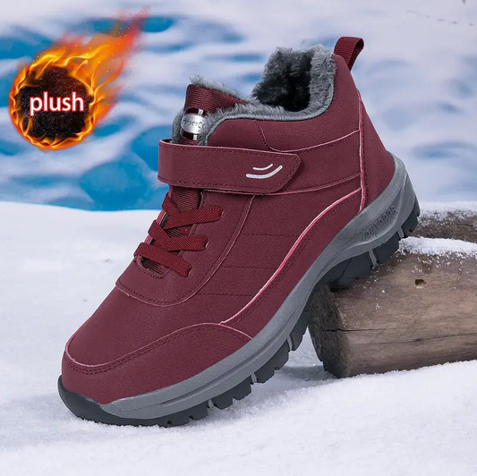 Orthopedic Winter Warm Boots – Waterproof, Plush Lining & Arch Support Comfort