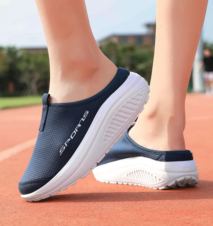 Summer Promotion 50% Off❤️ Breathable Mule Sneakers for Women – Lightweight Comfort with Arch Support