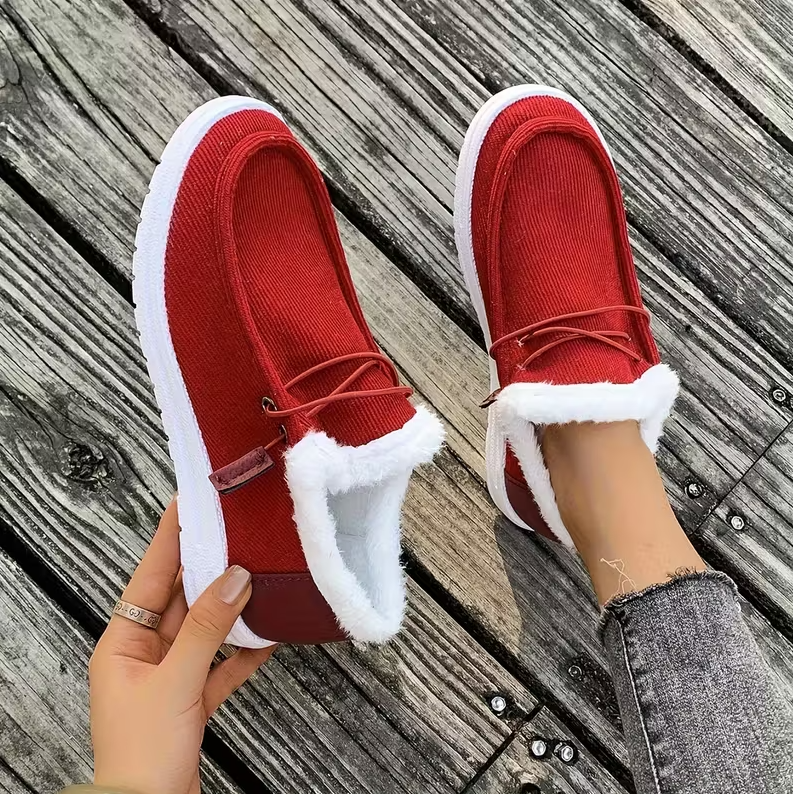 Fall Comfort Sale 50% Off❤️ CozyStep™ Women’s Orthopedic Fur-Lined Slip-On Shoes