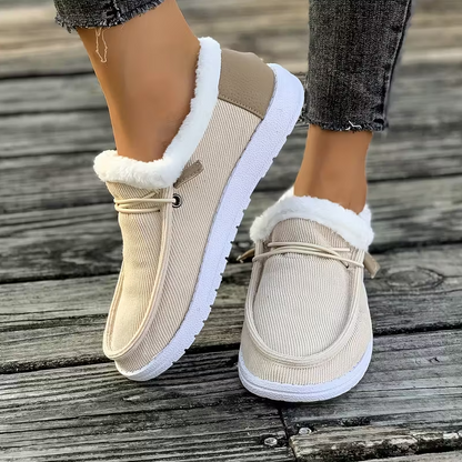 Fall Comfort Sale 50% Off❤️ CozyStep™ Women’s Orthopedic Fur-Lined Slip-On Shoes