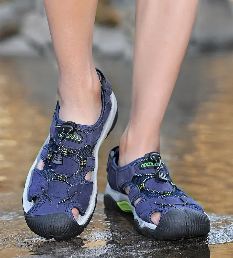 Early Summer Sale 50% Off💝 Plus Size Summer Casual Outdoor Orthopedic Slip-on Shoes, Summer Hiking Sandals