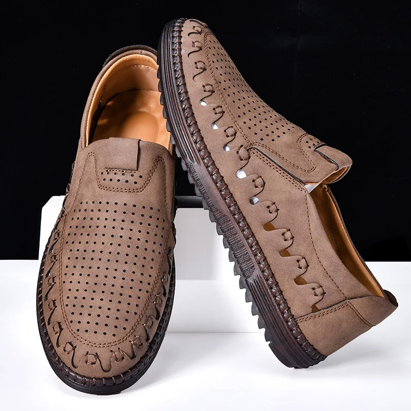 Summer Sale 49% Off🔥 Mens Leather Orthopedic Casual Slip-on Business Shoes
