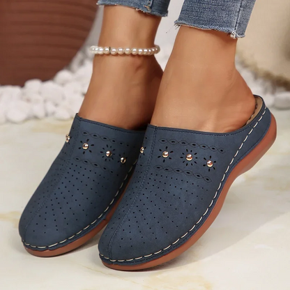 Summer Sale 50% Off❤️ Women’s Cloud Comfort Orthopedic Mule Slippers