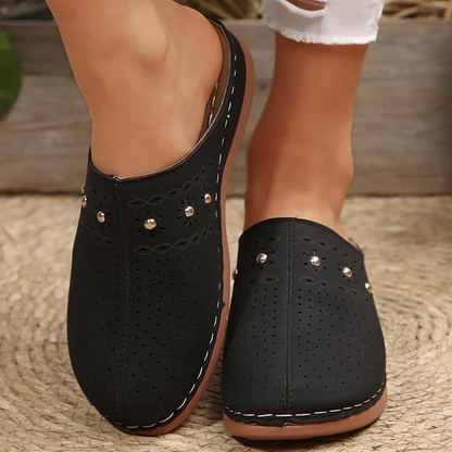 Summer Sale 50% Off❤️ Women’s Cloud Comfort Orthopedic Mule Slippers