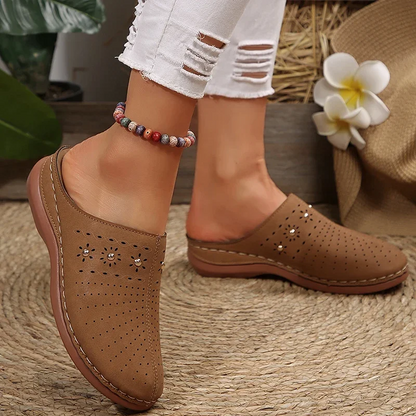 Summer Sale 50% Off❤️ Women’s Cloud Comfort Orthopedic Mule Slippers