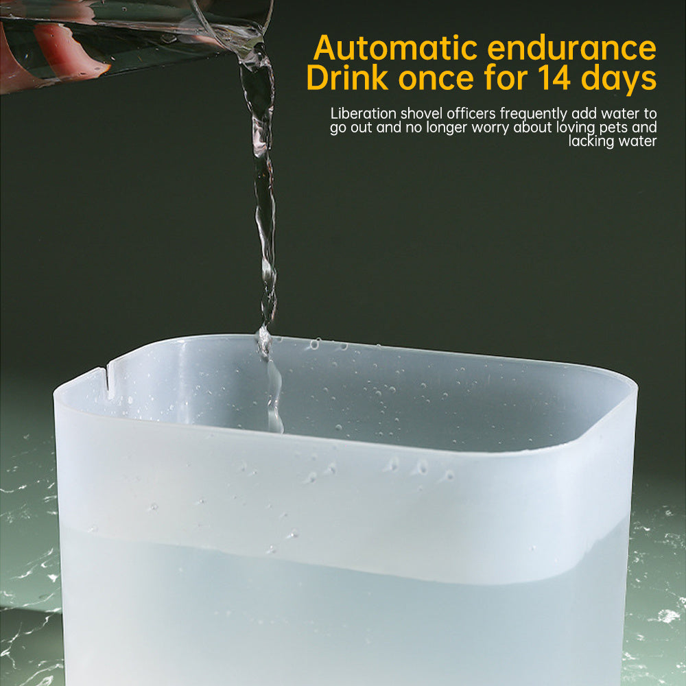 Fuente de agua automática para perros y gatos de interior 