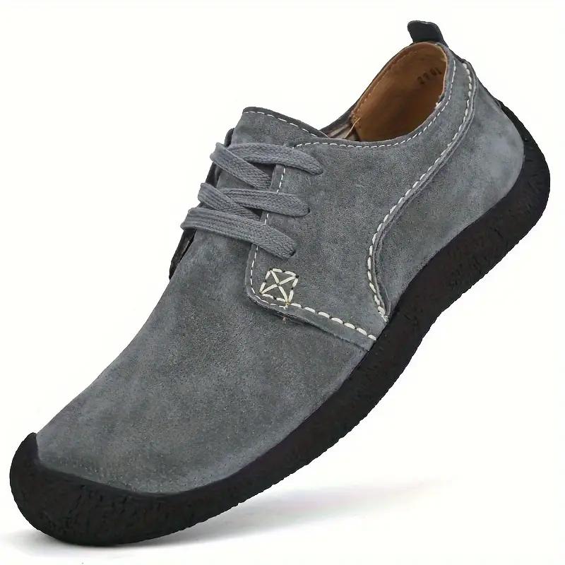 Summer Promotion 49% Off💝 Men's Premium Suede Orthopedic Walking Shoes - Breathable, Anti-Skid, All-Day Comfort
