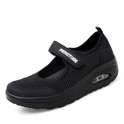 Zapatos anchos de enfermera para caminar para mujer 