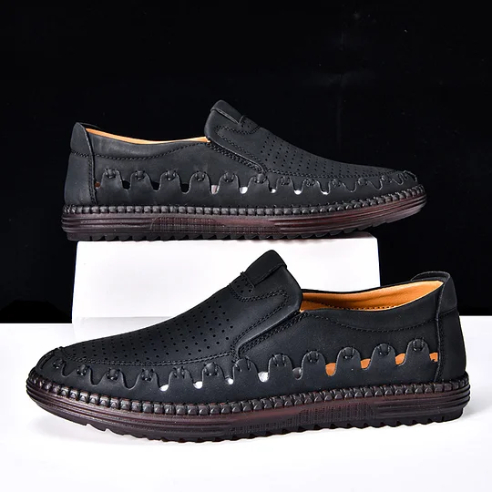 Summer Sale 49% Off🔥 Mens Leather Orthopedic Casual Slip-on Business Shoes