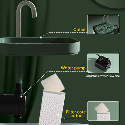 Fuente de agua automática para perros y gatos de interior 