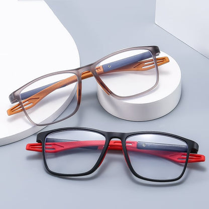 ✨✨GAFAS DE LECTURA DEPORTIVAS TR CON MONTURA CUADRADA ULTRALIGERAS Y ANTI-LUZ AZUL