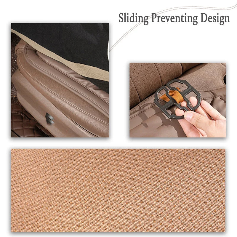 🔥¡OFERTA CALIENTE! 45% DE DESCUENTO🔻Funda de asiento de cuero antiincrustante premium [Ajuste universal]