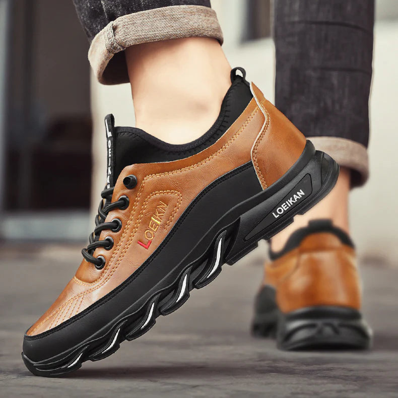 Last day Sale 70% OFF🔥 Men's Casual Fashion Orthopedic Outdoor Shoes – Waterproof Anti-Puncture, Anti-Collision