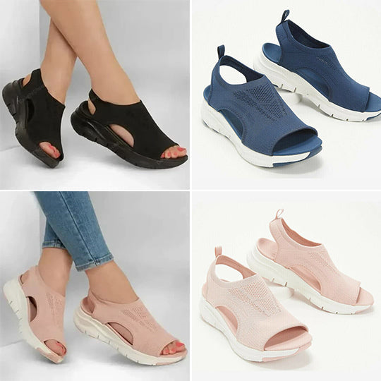 Sandalias ortopédicas con soporte de arco para mujer, zapatos cómodos para caminar, ¡rebajas de primavera del 49%! 